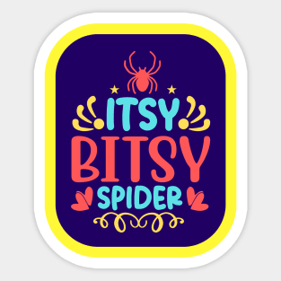 Itsy Bitsy Spider Sticker